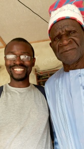 Ahjot Naija with maternal grandfather, Baba