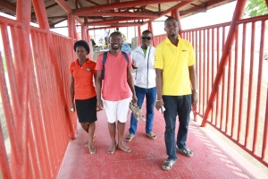 From left: Ms Talabi, my personal assistant, Ahjot Naija, Driver, Patrick Sowunmi